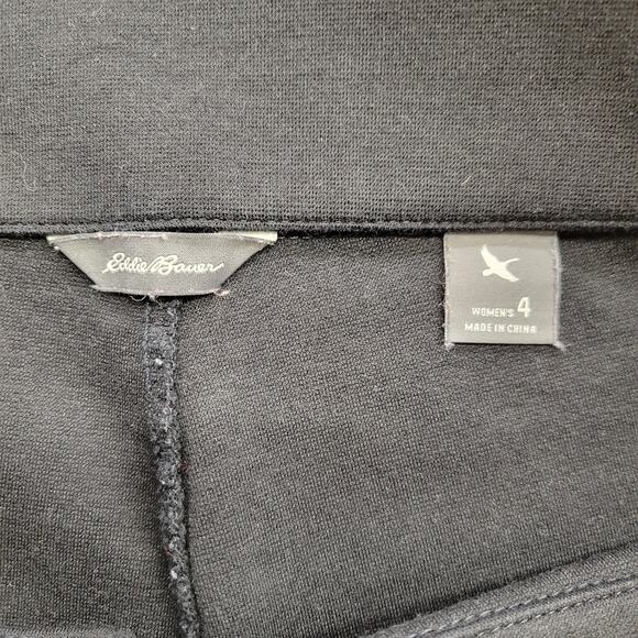 Eddie Bauer Women’s Trail Tight Activewear Leggings Black Size 4 Zip Pockets - Picture 3 of 7